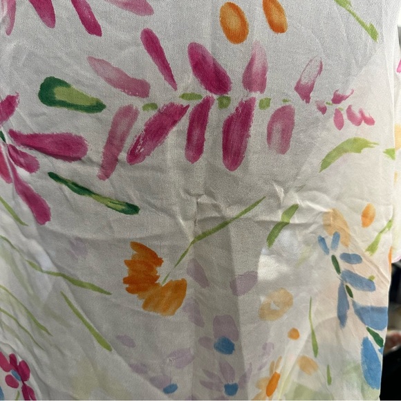 Vintage Ralph Lauren Silk Spring Florals Square Scarf - Picture 6 of 9